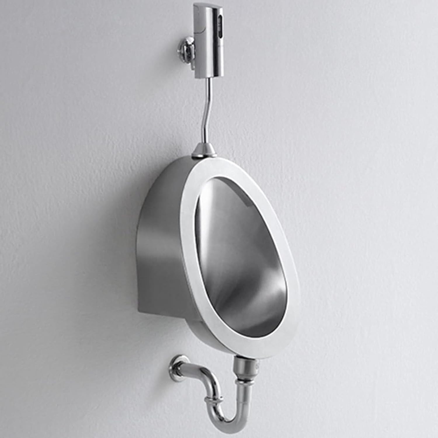 Orinatoio da uomo in acciaio inox con sensore intelligente e valvola F manuale Design salvaspazio ideale per bagni commerciali Costruzione durevole 304