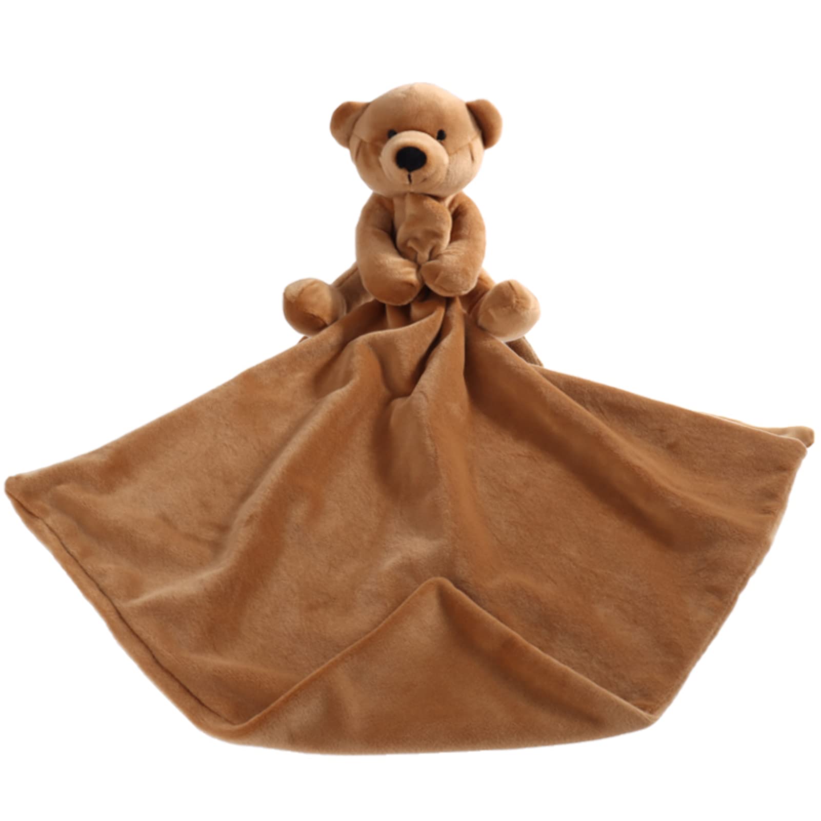 Apricot Lamb Bear Blanket Cute Comforter Soft Loveys for Baby Boy and Girl Security Blanket for Babies Infant and Toddlers - Image 3