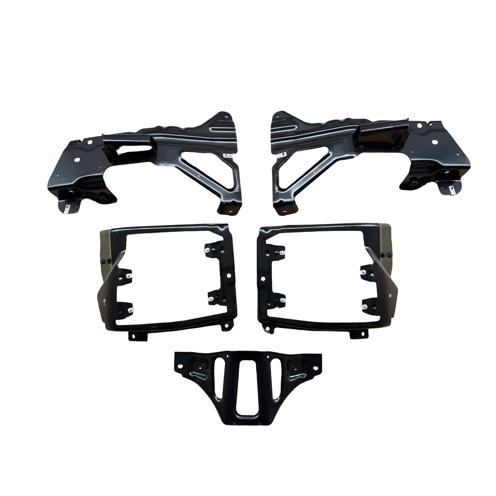 Front Bumper Mounting Bracket Set For Silverado 1500 2016-2018 Installation Bracket Replacement Parts(5Ps)