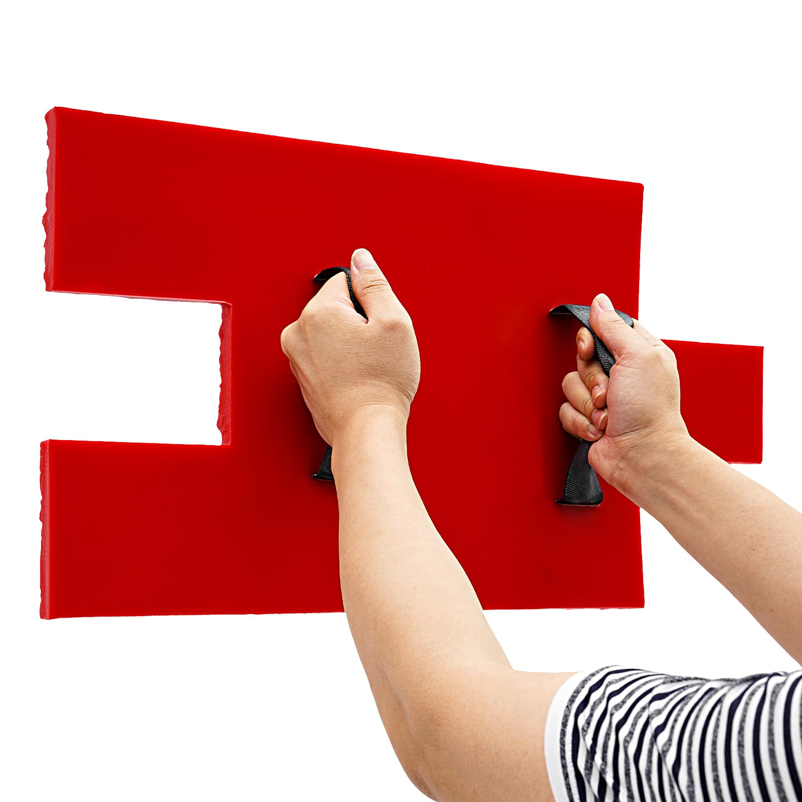 Formy do stempli z betonu o fakturze łupka, 22,2 x 12 cali, poliuretanowe maty do stempli z betonu, podkładka ścienna z teksturą cementu do kostki brukowej (22,2 x 12 cali)