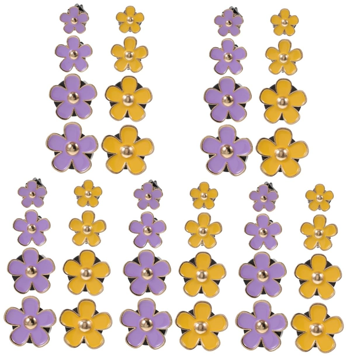 GLEAVI 40stücke Teiliges Auto Duftclip Niedliche Blumen Ventilationsklammern Für Einfache Montage Und Stilvolle Innenraumgestaltung Passend Für Auto-modelle