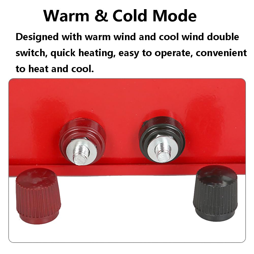 Baceyong 24 V 600 W Calefacción portátil para coche, desniebla rápida, calefacción y refrigeración 2 en 1, descongelante para ventanas de coche 20-30 A