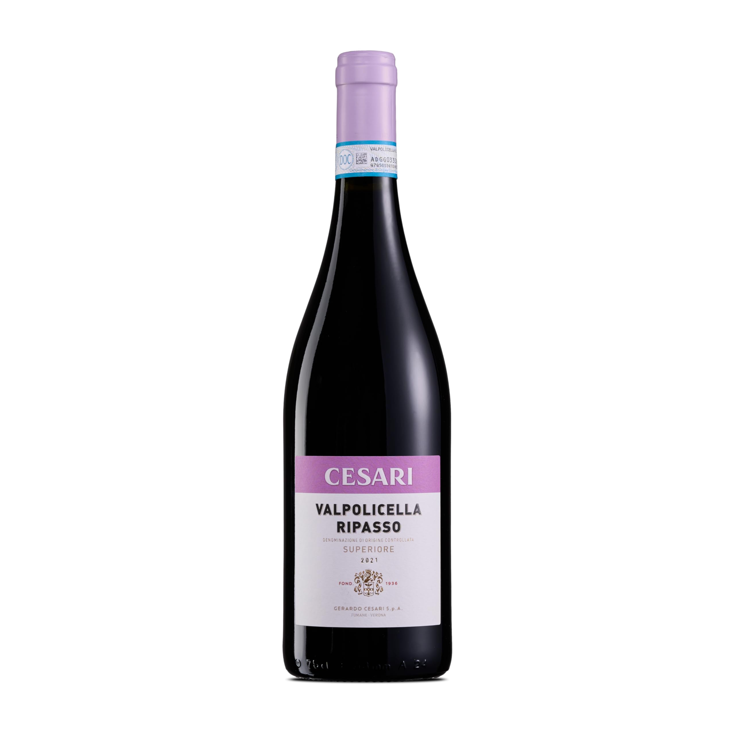 Cesari - Confezione regalo con Esclusiva Esperienza Cesari per 2 persone e Valpolicella Ripasso DOC 2021-1 bottiglia da 750 ml