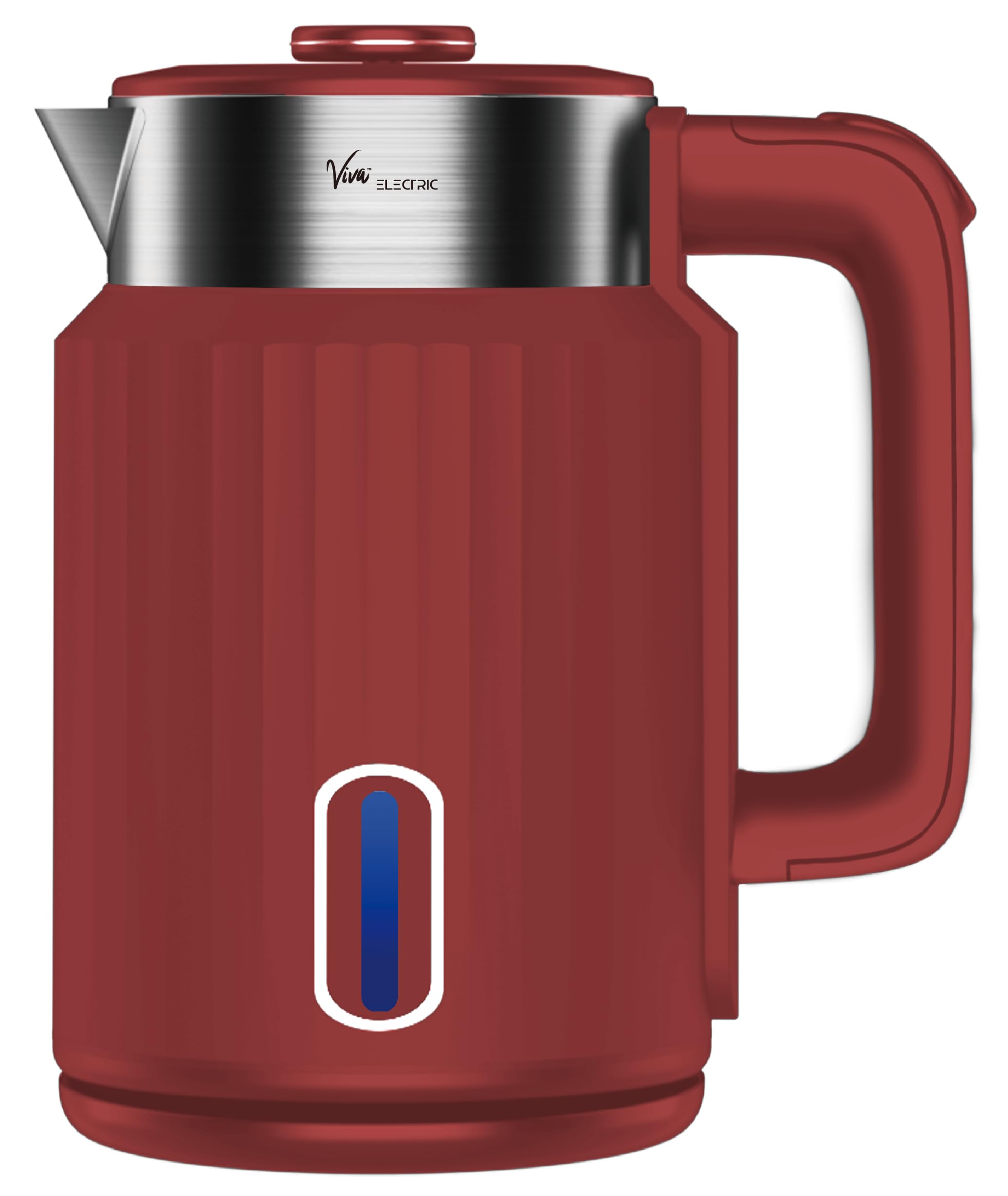 AquaViva 1.8 Litre Kettle - Stylish Design, 1500W Power, Quick Boiling, Food Grade Plastic, 2-Year Warranty-image-19