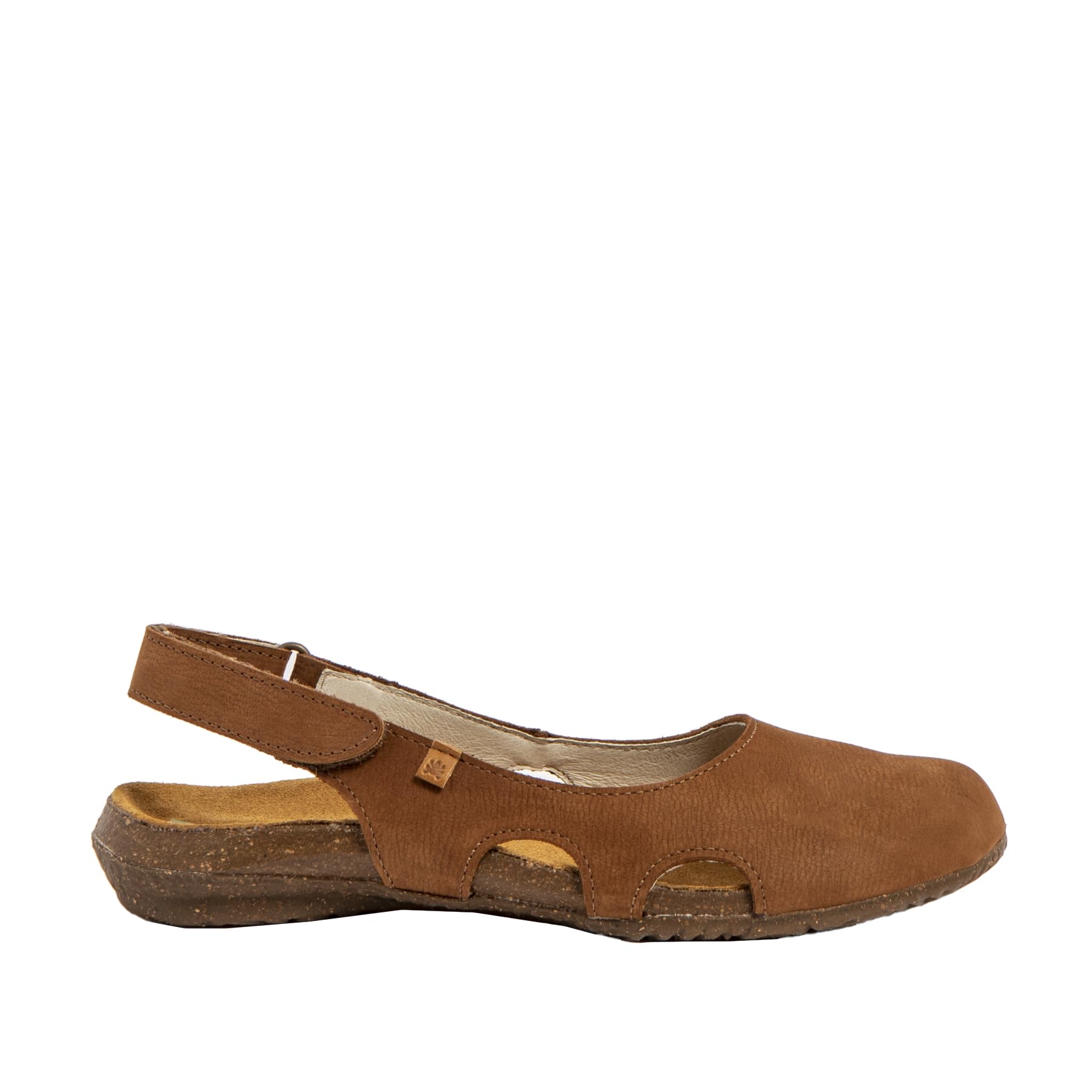El Naturalista N413 Wakataua Womens Closed Toe Sandals Brown Wood 40 EU, 7 UK