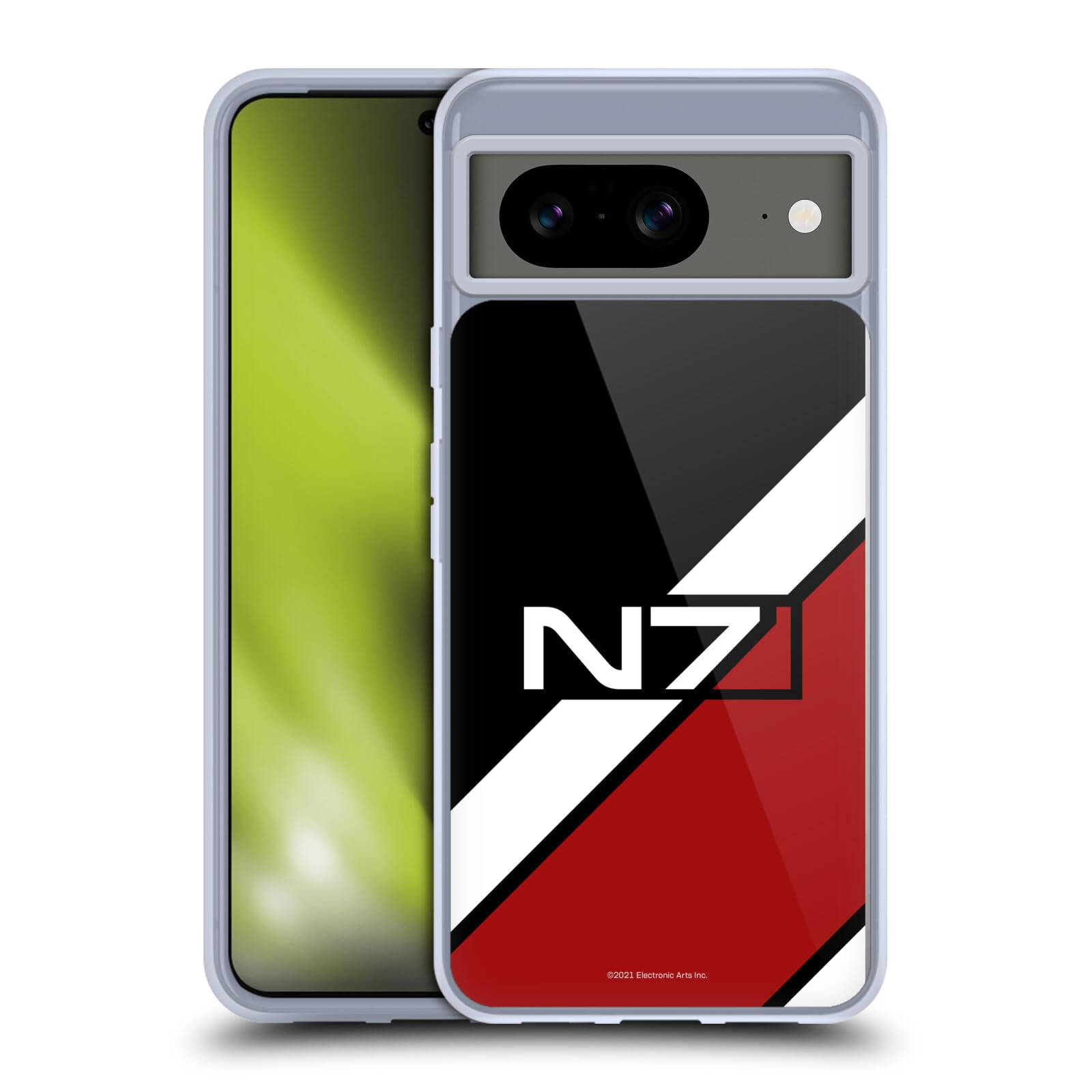 Funda de gel para Google Pixel 8 MagSafe con gráficos N7 Mass Effect 8