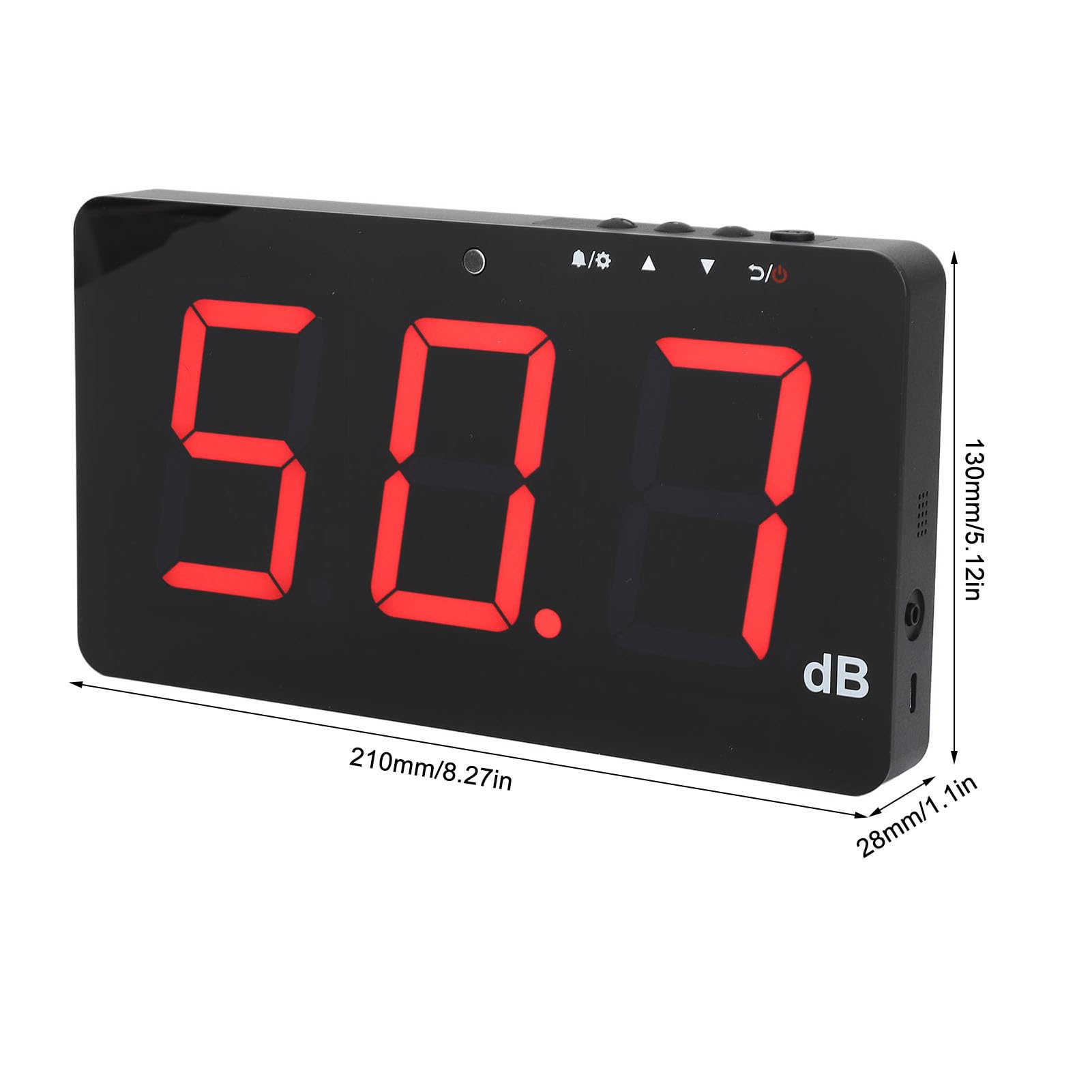 GOTOTOP compteur de bruit HY‑1361 Sonomètre numérique Écran LCD portable Moniteur de décibels