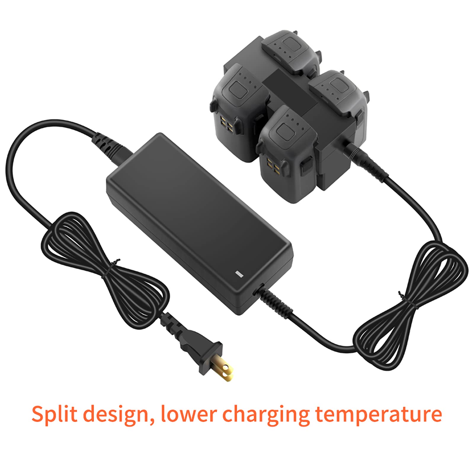 LCD Display Akku Ladegerät für DJI Spark Drohne, lädt 4 Batterie,Akkuladestation Hub Zubehör