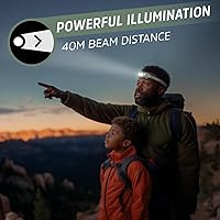 Vista 4 de Energizer Universal+ LED Headlamp (2-Pack)