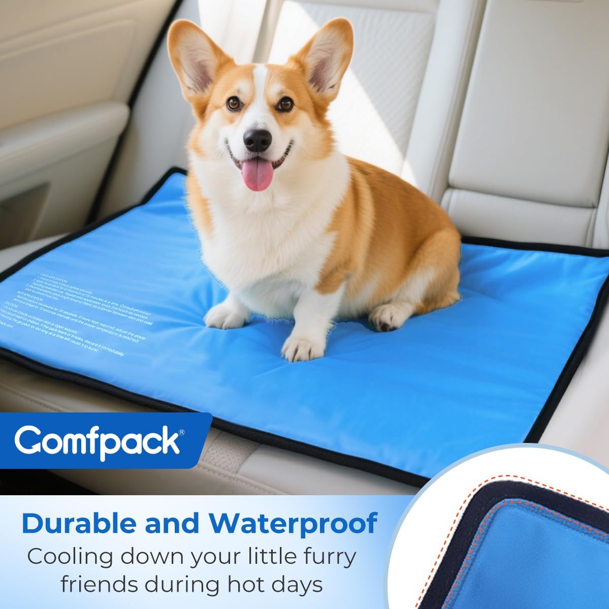 Comfpack XL Ice Pack for Injuries Reusable, 21.7 x 13 Flexible Hot Cold Pack with 3 Straps for Maximum Back and Full Body, Adjustable Cold Pack Wrap for Swelling, Bruises, Muscle Pain, Inflammation