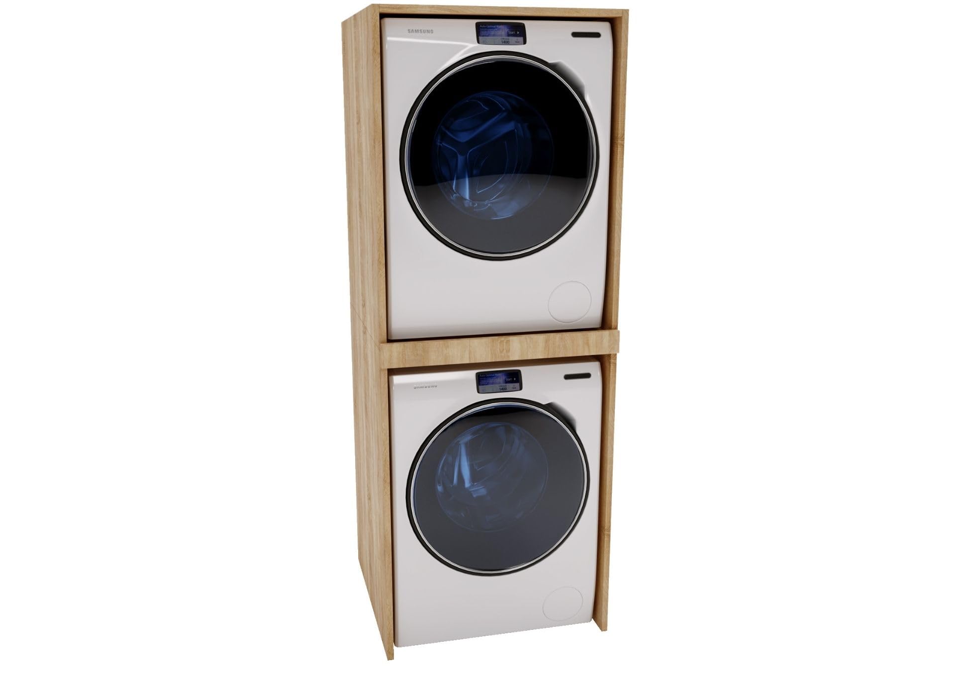 CraftPAK Waschturm - Waschmaschinenschrank für Waschmaschine ...