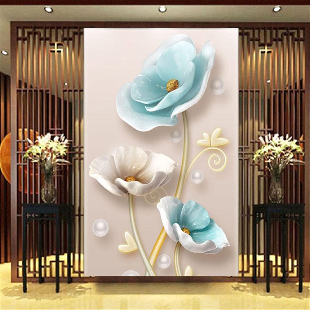 TOSTOG 5D Diamond Painting Kit Completo, Tulipano Rotondo 30x40cm, Per Adulti E Principianti, Ricamo A Punto Croce, Decorazione Casa
