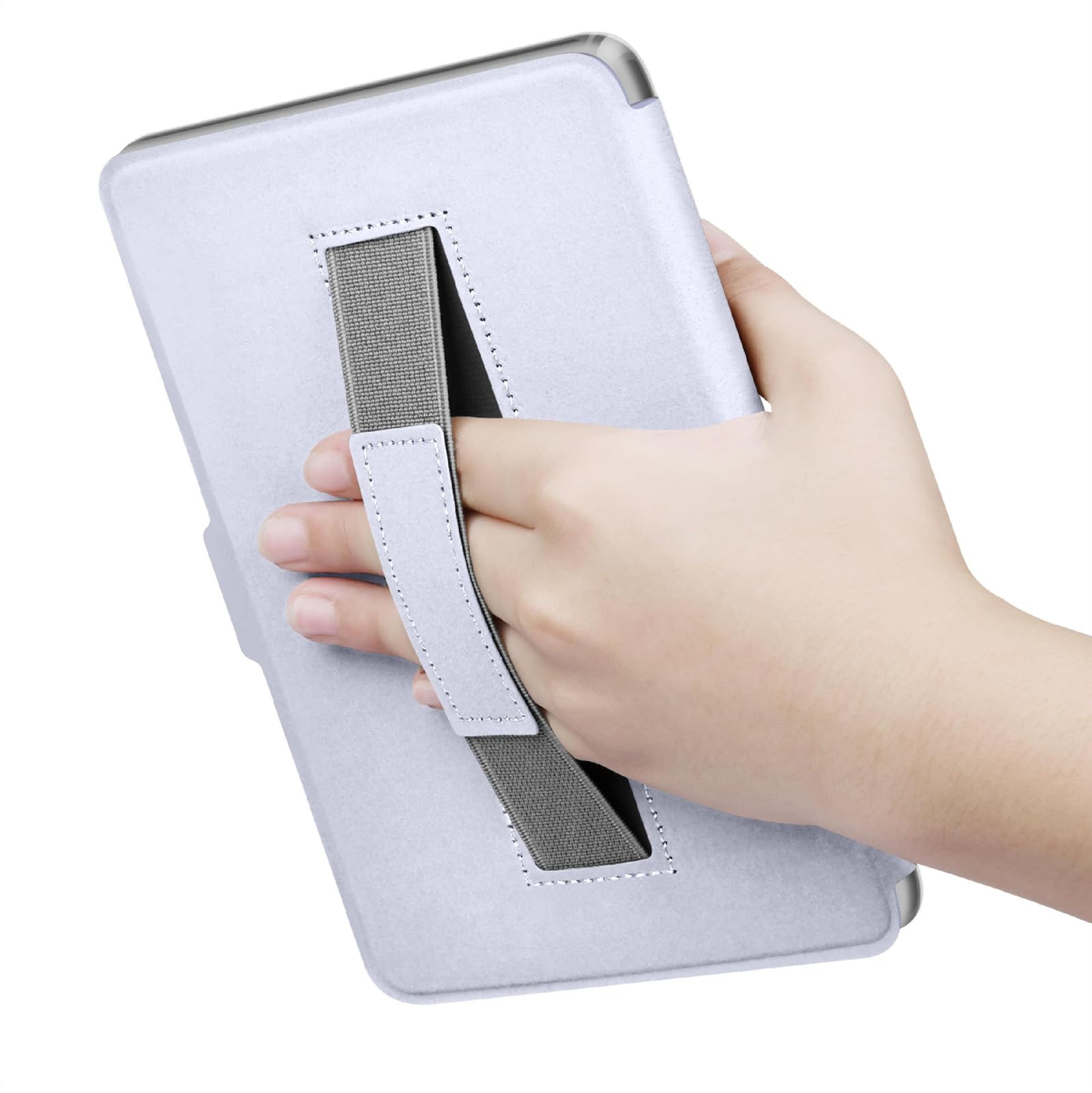 Pelle PC TPU Cover Compatibile Kobo Clara Colour Clara BW Clara 2E Flip Case Cinturino Guscio Rigido Posteriore Purple