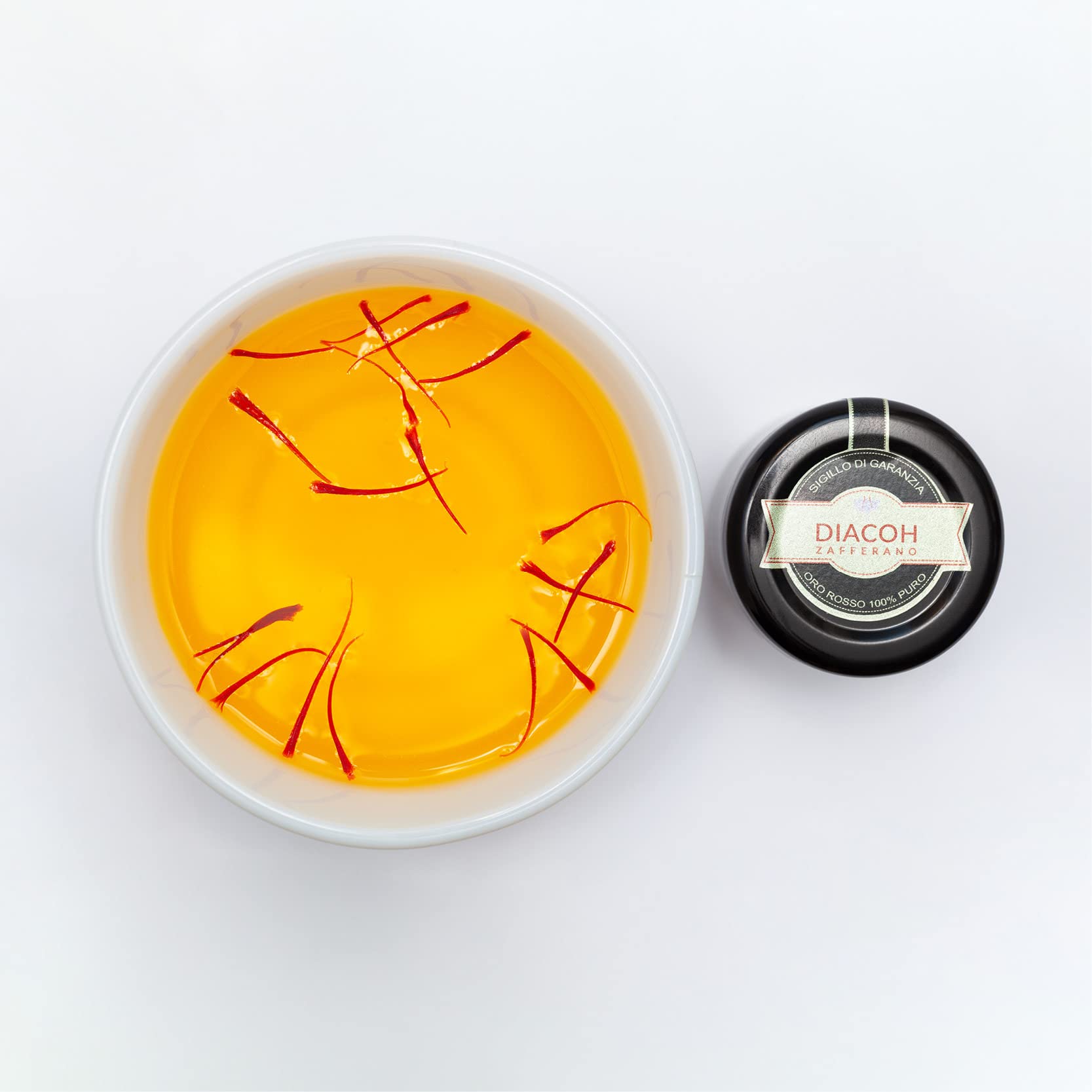 Zafferano In Polvere DIACOH Puro | Naturale Al 100% | Premium | Categoria Prima Qualità | Ideale Per Il Risotto Alla Milanese. (5gr)