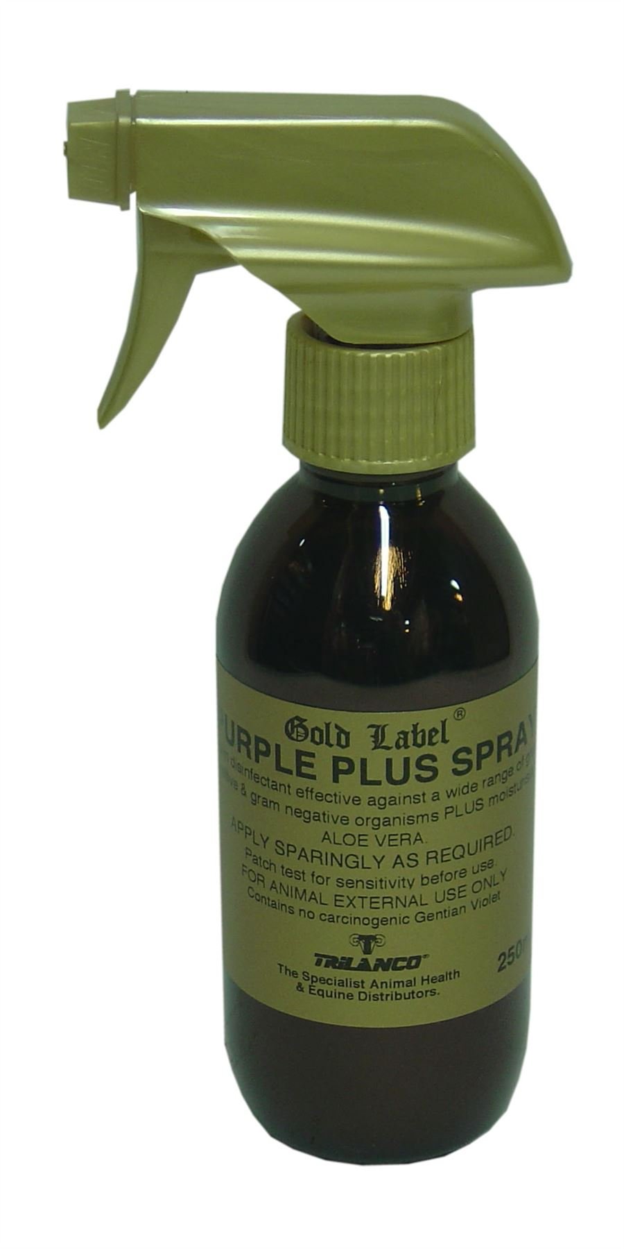 Purple Spray Plus, Gold Label, Antiseptic with Aloe Vera, For Horses, 250ml Clear