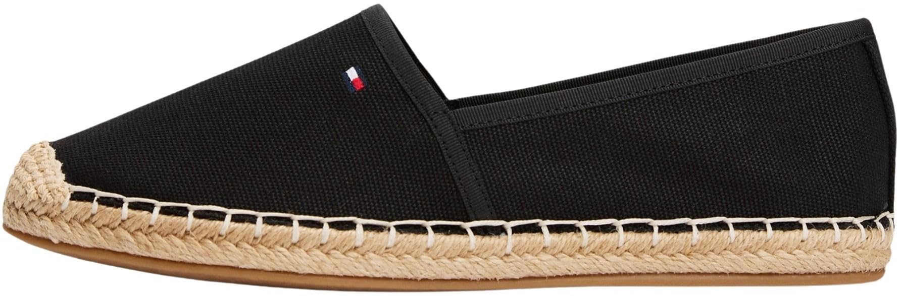 Tommy Hilfiger Flag Canvas Espadrille Slipper Beige