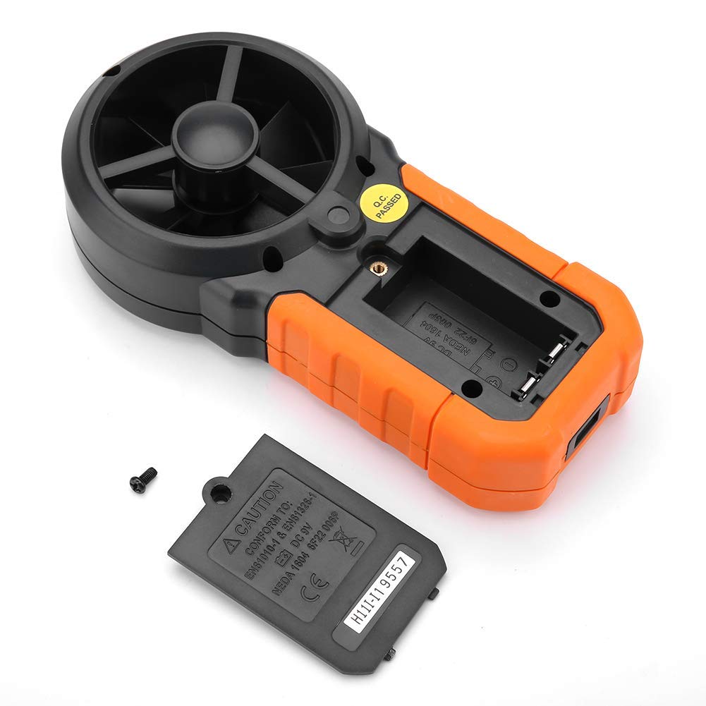 Anémomètre Portable Vent PM6252A - Peakmeter PM Anémomètre Numérique - Testeur de Volume d’Air