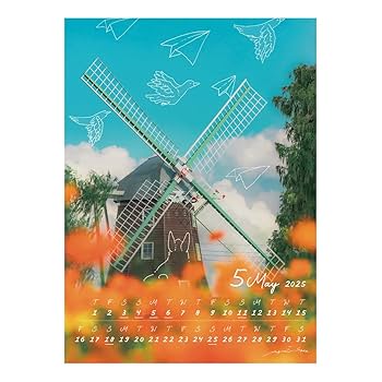 カレンダー・スケジュール sara Amazon.co.jp: Maruman ZSD1-24 2025 Calendar Desktop Sketch