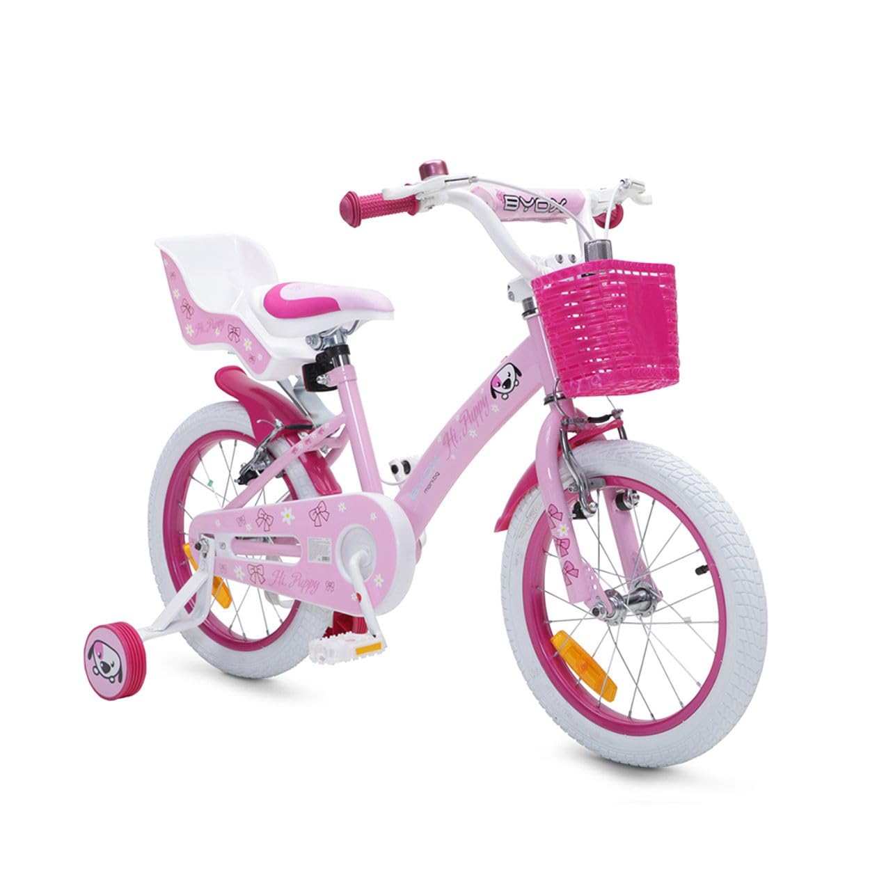 byox kinderfahrrad 16 Zoll Puppy rosa, Stützräder, Puppensitz, einstellbar Sport & Freizeit Color:Matte Storm Birch | ChromaPop Red Mirror Category:E Bike Trekking_2025 Syncros Sattel Belcarra V