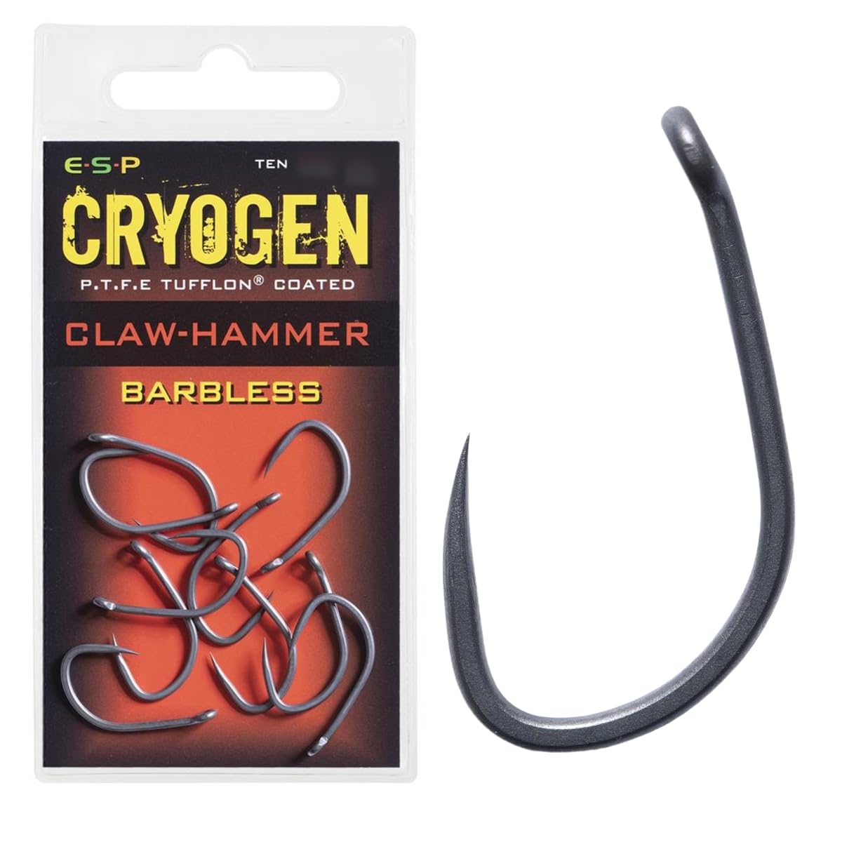 ESP Cryogen Claw Hammer Hooks Barbless: 8