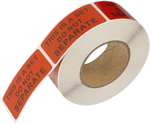 Miniatura 9 de SEWACC 2 Rolls Set do not Remove Label do not Bend Stickers do not Separate Stickers Shipping Warning Sticker Warning Label Stickers Shipping