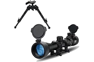 BESTSIGHT Tactical Rifle Scope with Picatinny Bipod
