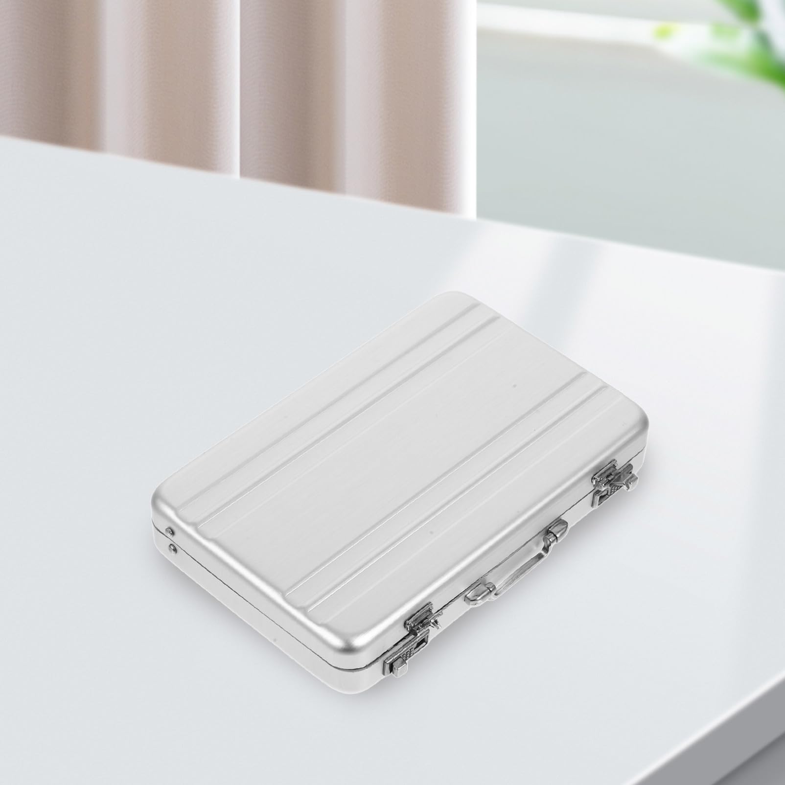NUOBESTY Lot De 4 Pour Cartes De Visite Porte-Cartes De Visite Pour Cartes De Bureau Étui Pour Cartes De Visite Fournitures De Bureau Porte-Cartes Flash