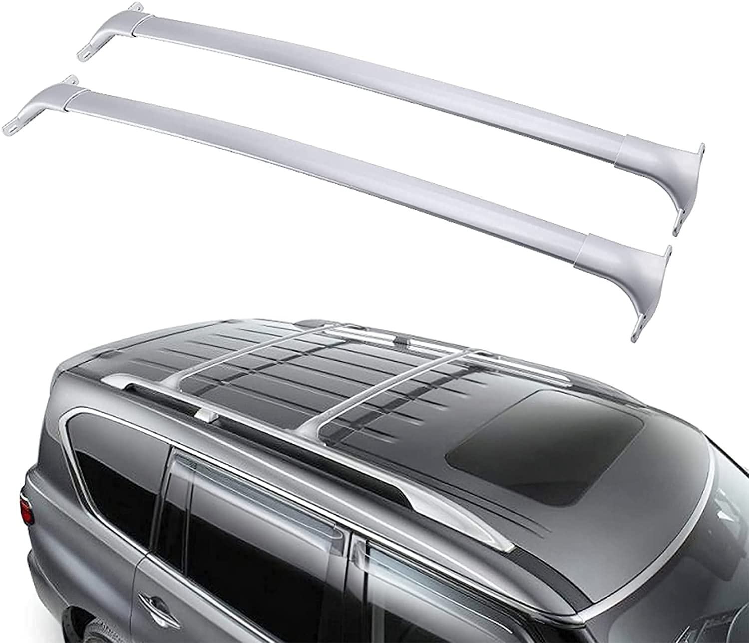 Buy Roof Racks for Nissan Patrol Y62 20172020, Aluminium Duty Lockable