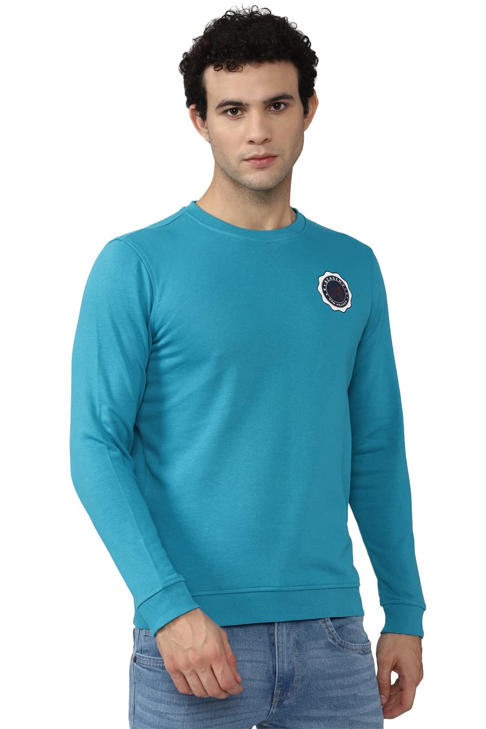 van heusen Men's Polycotton Crew Neck Sweatshirt-picture-19