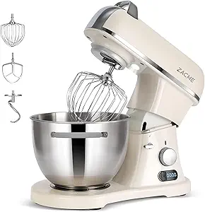 8.4QT Commercial Stand Mixer 800W with NSF Certified and Aluminum Die Casting, Mixers Kitchen Electric Stand Mixer Metal Food Mixer with Stainless Steel 8L Bowl, Dough Hook, Whisk and Beater