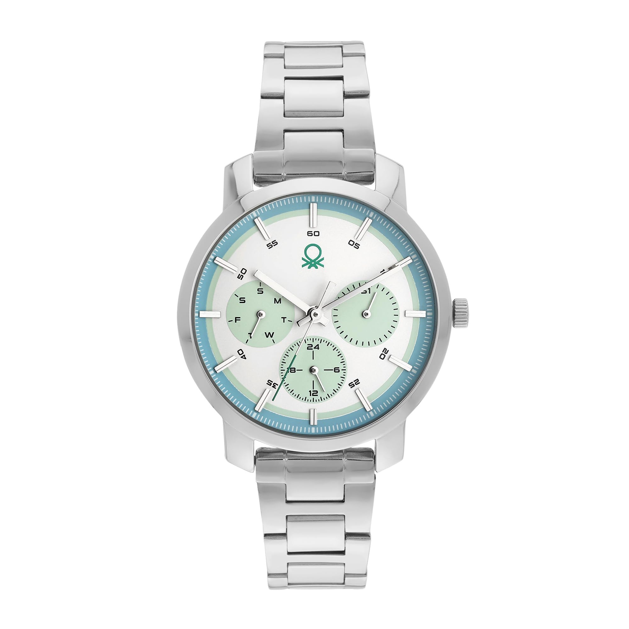 UNITED COLORS OF BENETTON Women Blue Round Brass Dial Analogue Watch- UWUCL0502 (B0CP88XCMS) Amazon Price History, Amazon Price Tracker