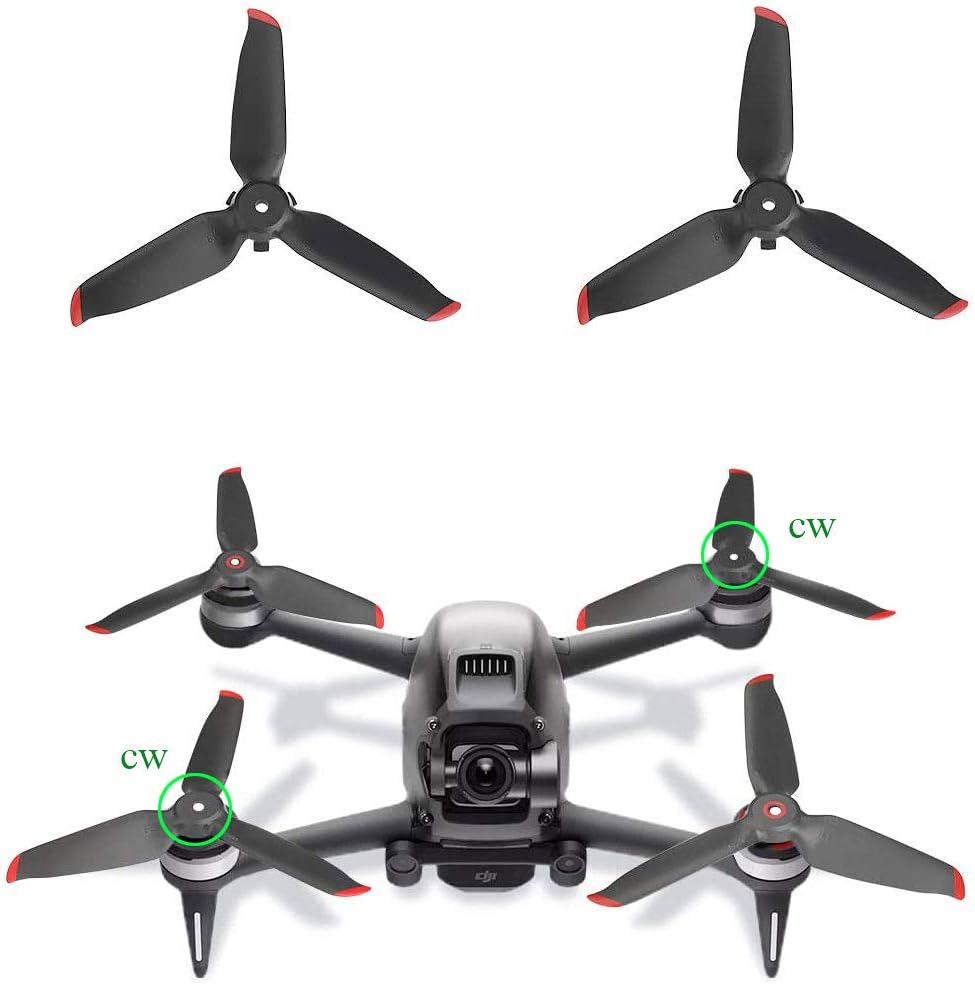 8 Pcs Propellers Replacement for DJI FPV Drone Accessories Low Noise Blades Props