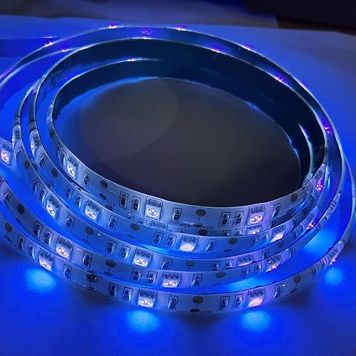 Miniatura 3 de Tira de luz LED alimentada por USB 2m6.56ft 5V 30 SMD5050 LED 395nm-405nm Luz negra ultravioleta para fluorescente, curado de impresión 3D, carcasa