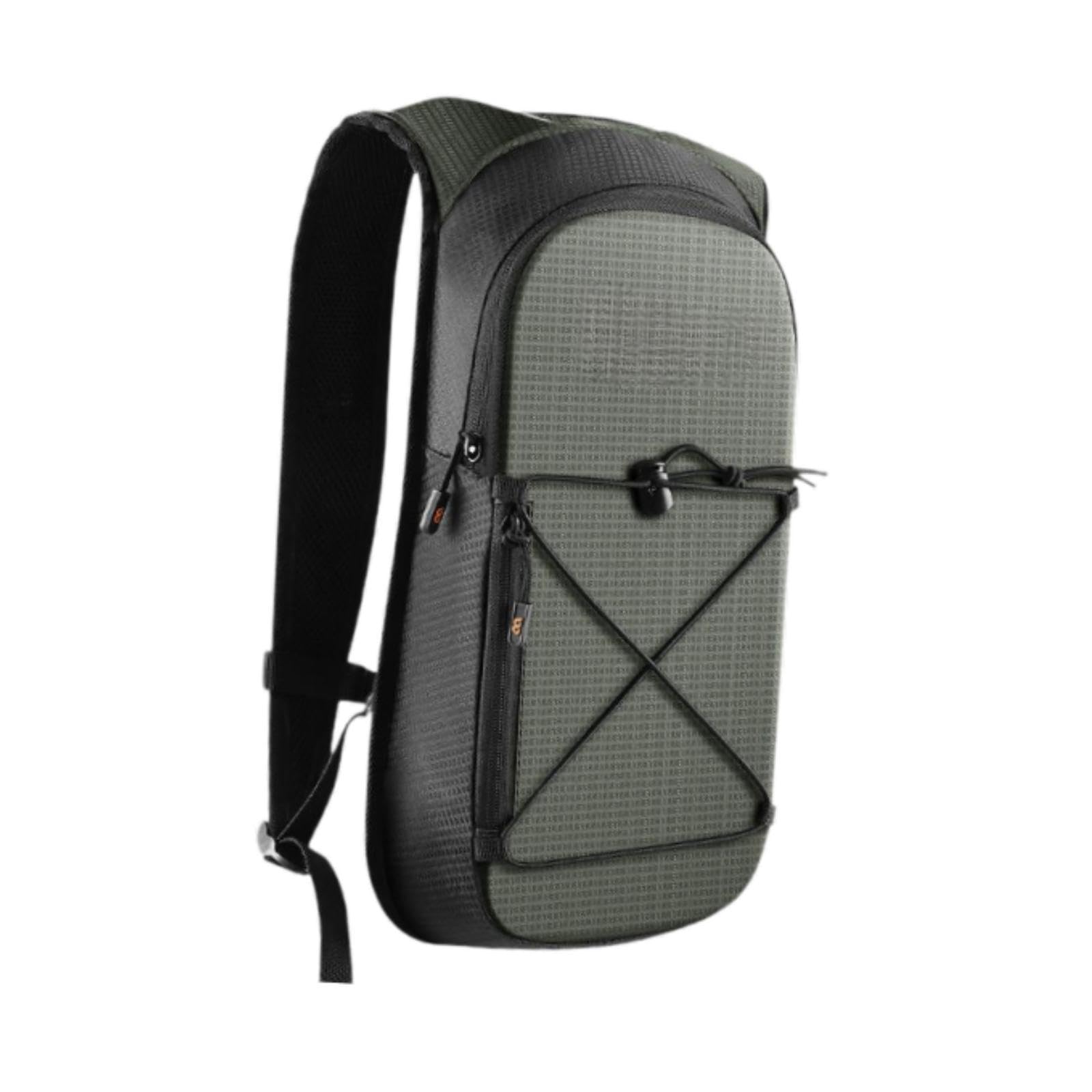 hydration backpack rucksack practical daypack for camping backpacking biking gray | sporting goods | outdoor sports | camping & hiking | hiking backpacks | hydration packs