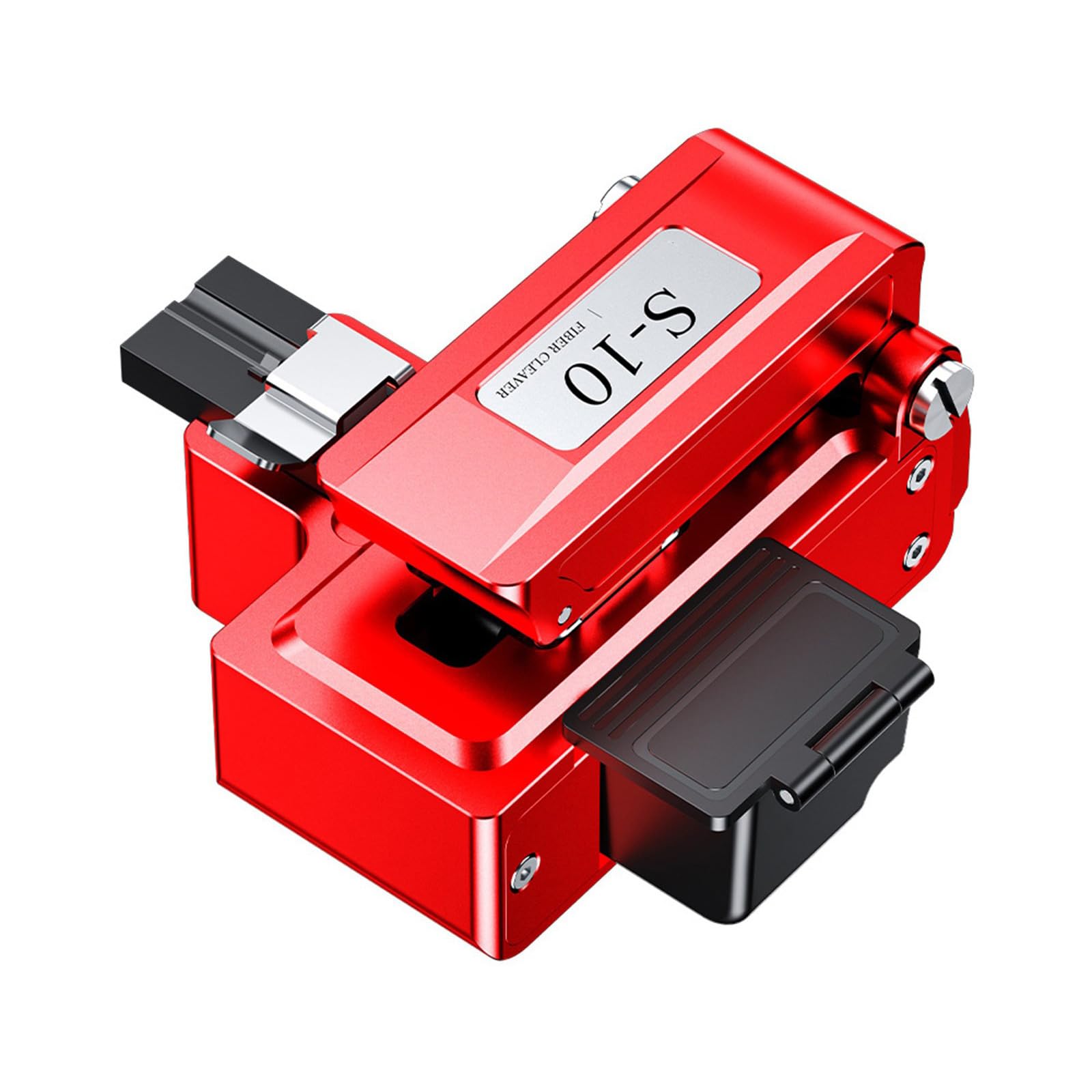 Cazstyk Red Telecom Fiber Cleaver With 0.5 Degree, Design Offering 50000 Cut Life For Use High Accuracy Fiber Cleaver