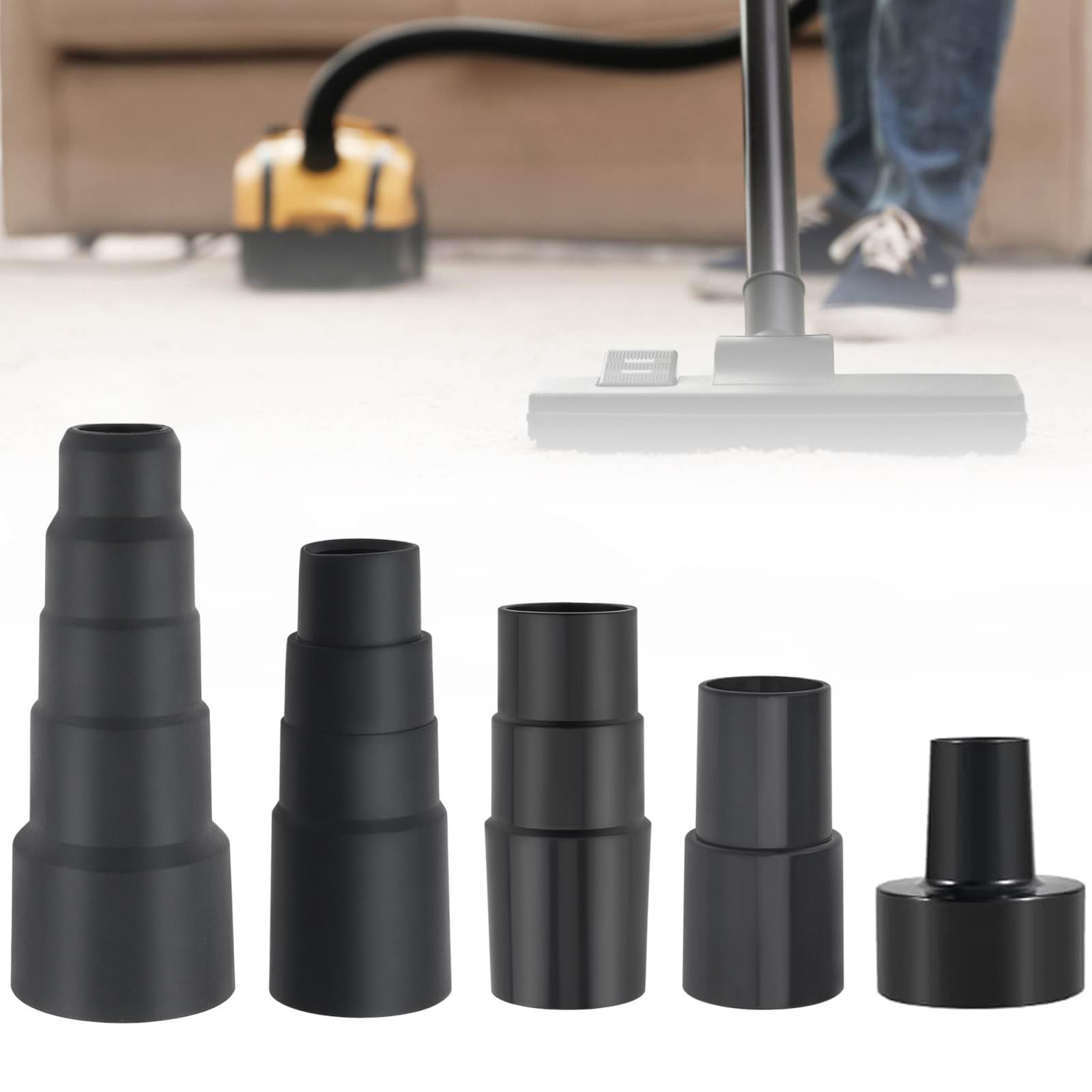 Besttoolifes WS25011A Vacuum Hose Adapters 2-1/2 Inch To 1-1