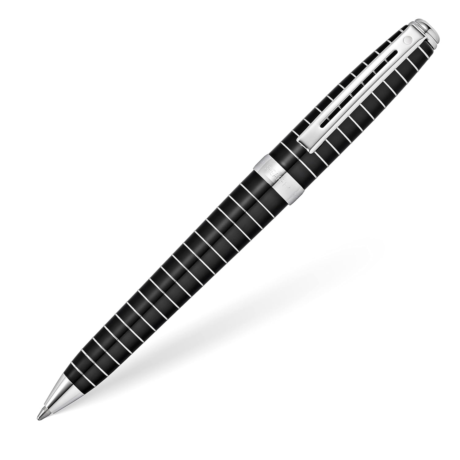 Sheaffer Prelude Collection: 9164 Black Lacquer CT With Chrome Trim Ballpoint Pen