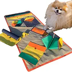 TAPETE PARA ENRIQUECIMENTO AMBIENTAL PARA CÃES BRINQUEDO INTERATIVO PARA CÃES TAPETE DE FUÇAR