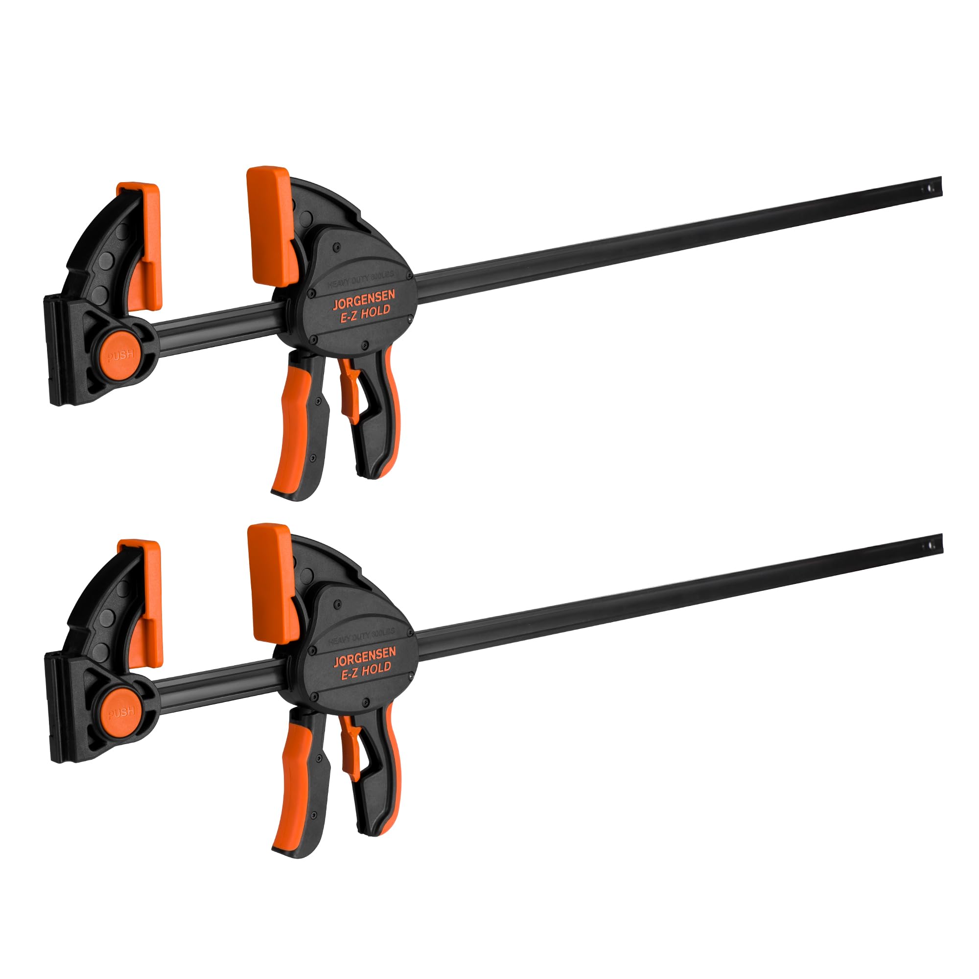 JORGENSEN E-Z Hold 2-Pack 36" 800LBS Heavy Duty Woodworking Bar Clamps
