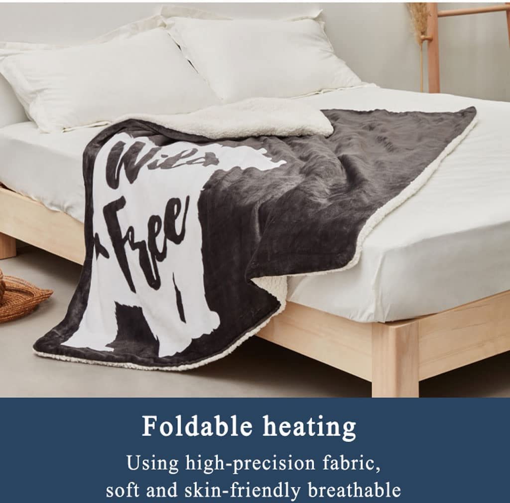 New Electric Blankets Kleine Elektrische Deken Sjaal Elektrisch Gooi Zachte Fleece Verwarmingsdeken Machine Wasbare Verwarmde Gooi Home Office Gebruik Bezpieczny i praktyczny