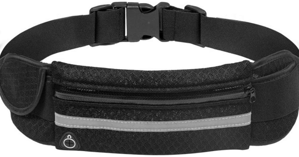Running Belt Waist Pack Water Resistant Runners Belt Fanny Pack for Hiking Fitness