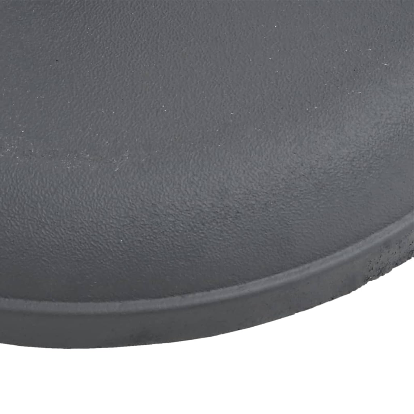 Stojak na parasol przeciwsłoneczny 25 kg do masztu 32/35/38 mm, ciemnoszary | Z wypełnieniem betonowym i przyciskiem napinającym, 3 adapterami w zestawie, stabilna podstawa z tworzywa sztucznego i betonu
