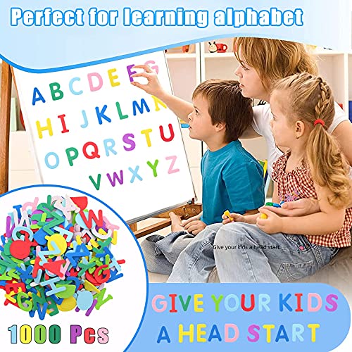 1050Pcs Foam Stickers, Self Adhesive Sticky Letter Sticker For Kids Diy Craft（1.1X0.9In） #TOP1