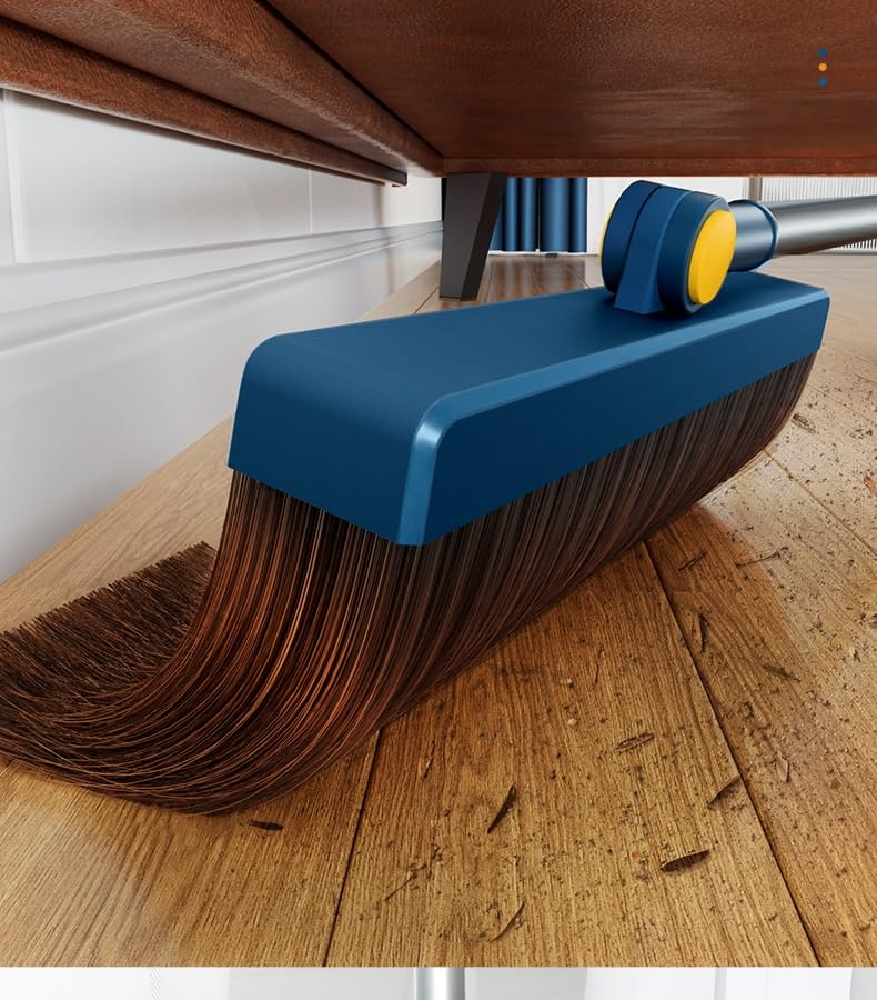 Juego de escoba y recogedor con asa, cepillo y recogedor para el hogar, limpiador de cocina, barrido de piso, vertical, recogedor de polvo