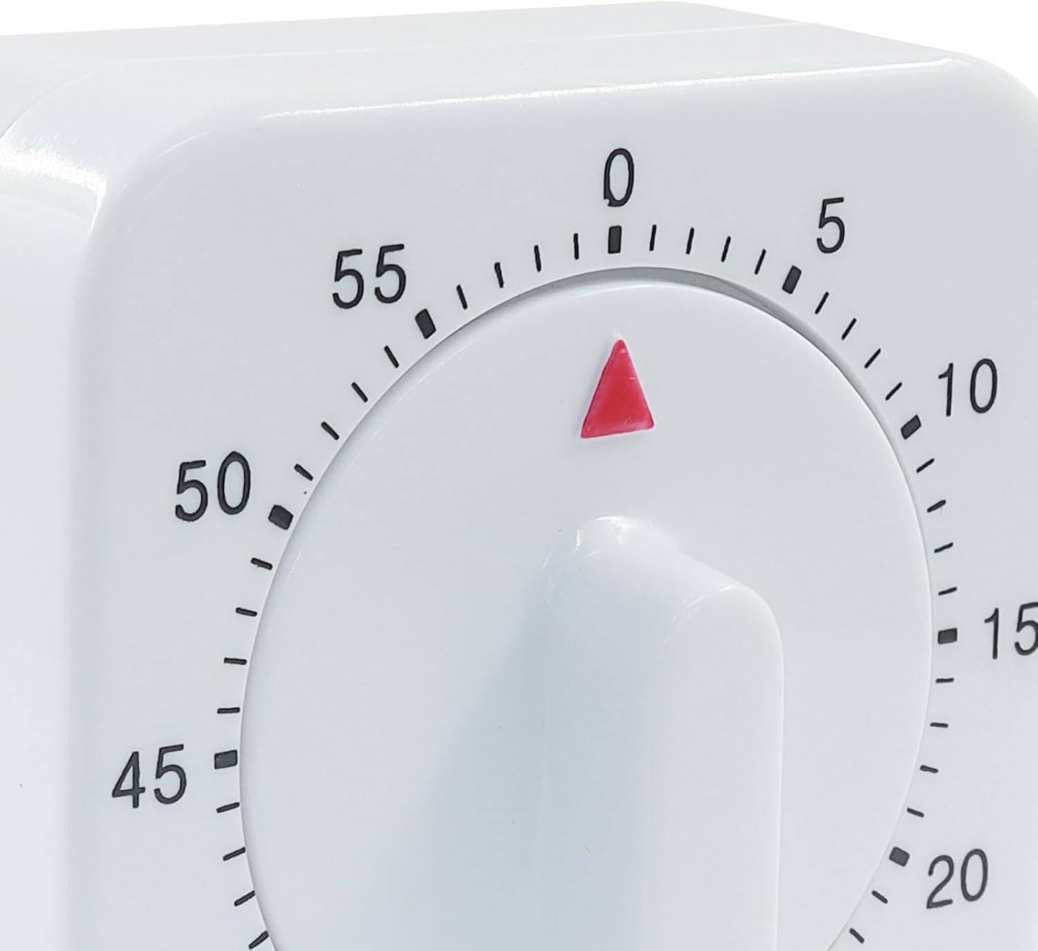 60 Minute Mechanical Kitchen Timer, White