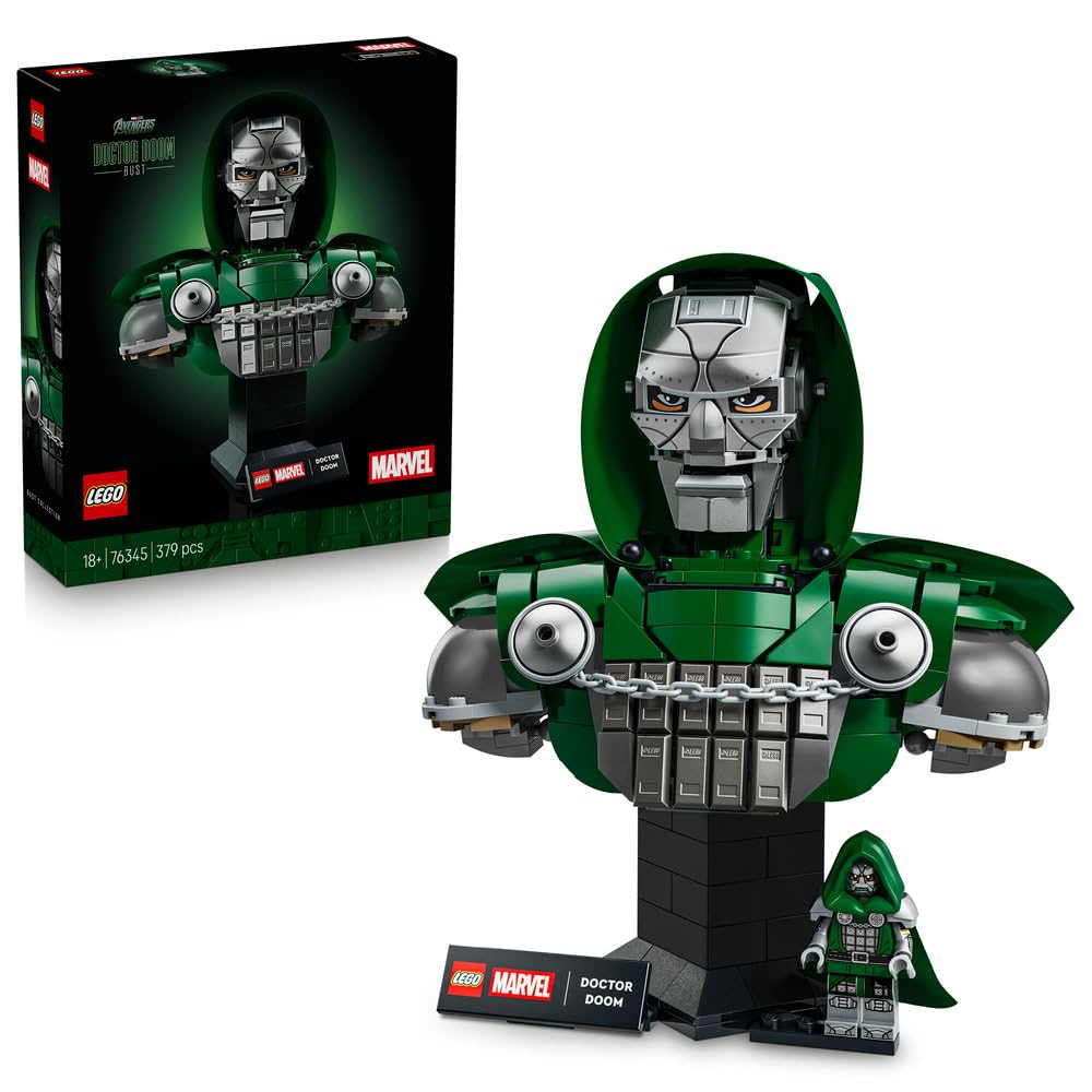 LEGO Super Heroes 76345 | zestaw superbohaterów, model kolekcjonerski, prezent dla fana superbohaterów, 379 elementów