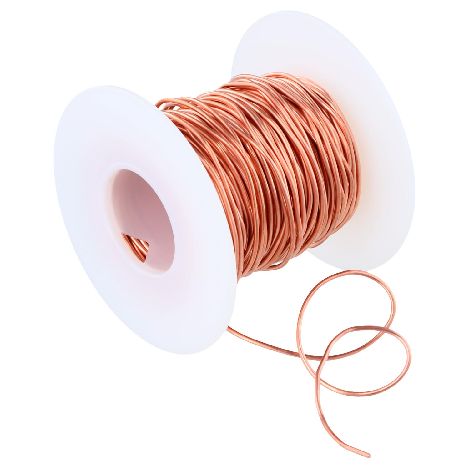 QWORK® Ogrodnictwo drut miedziany 20 m Ogrodowy drut miedziany 16 Gauge 99,9% czysty drut miedziany, do ogrodnictwa, uprawy roślin i warzyw