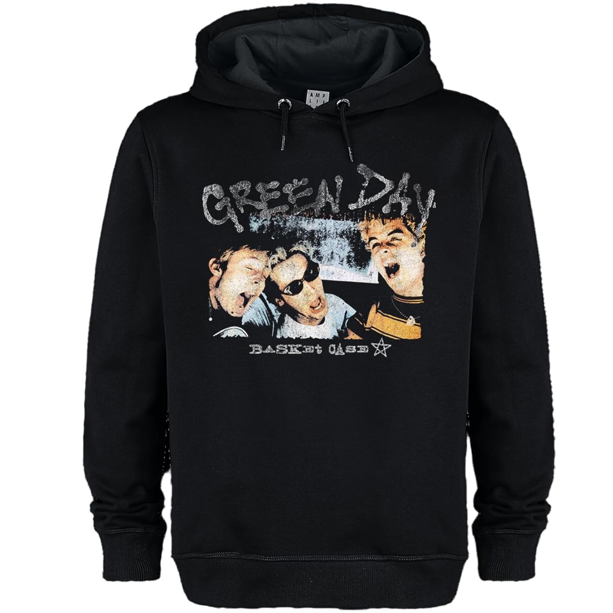 Amplified - Basket Case bluza z kapturem dla mężczyzn/kobiet, uniseks, czarny, M