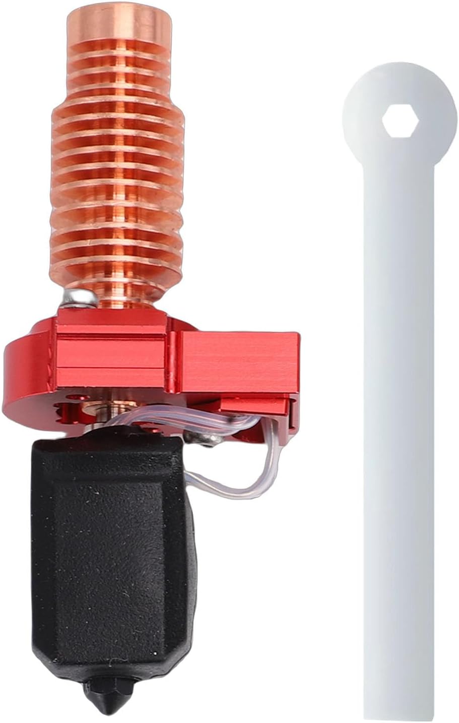 0.2mm Hotend Kit, Upgraded 24V 48W Ceramic Heating Quick Heat Up for 5M 5M 3D Printer, with Enlarged Heat Sink and Pre Assembled Structure