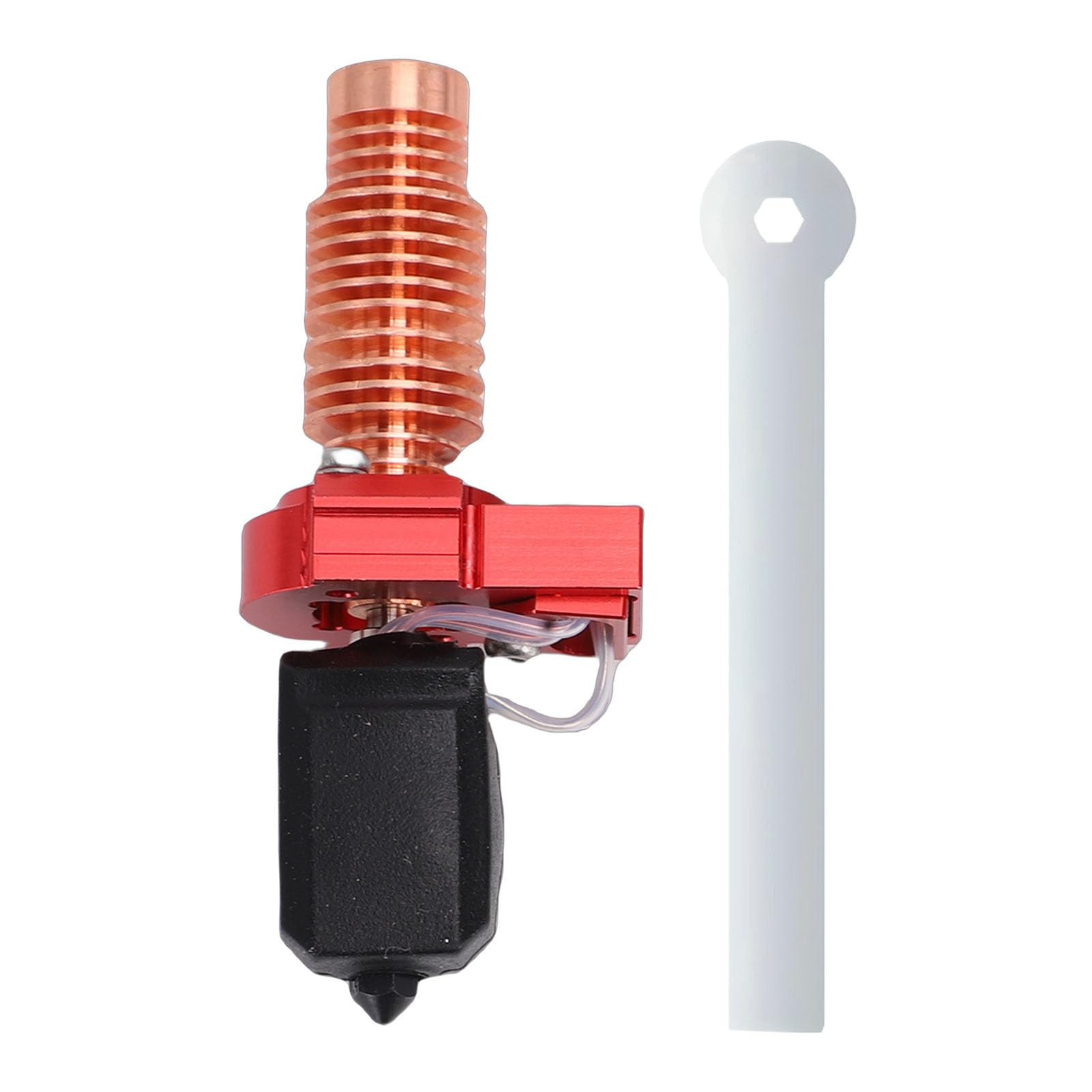 Marhynchus 3D Printer Hotend Kit 0.6mm Nozzle All Metal Extruder Head with Quick Detachable Ceramic Heating Component for Adventurer 5